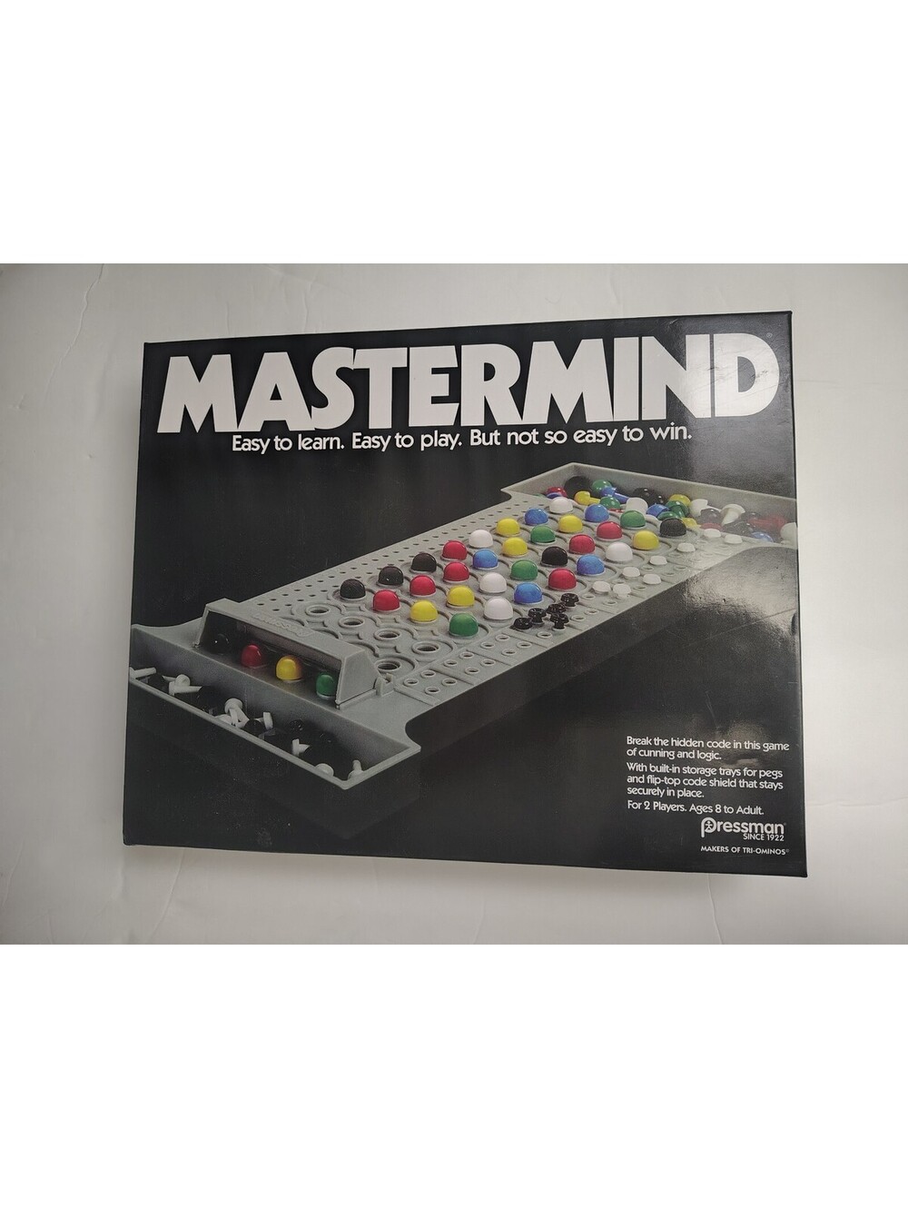 Pressman Mastermind Board Game Classic Logic Puzzle for 2 Players Ages 8 and Up
